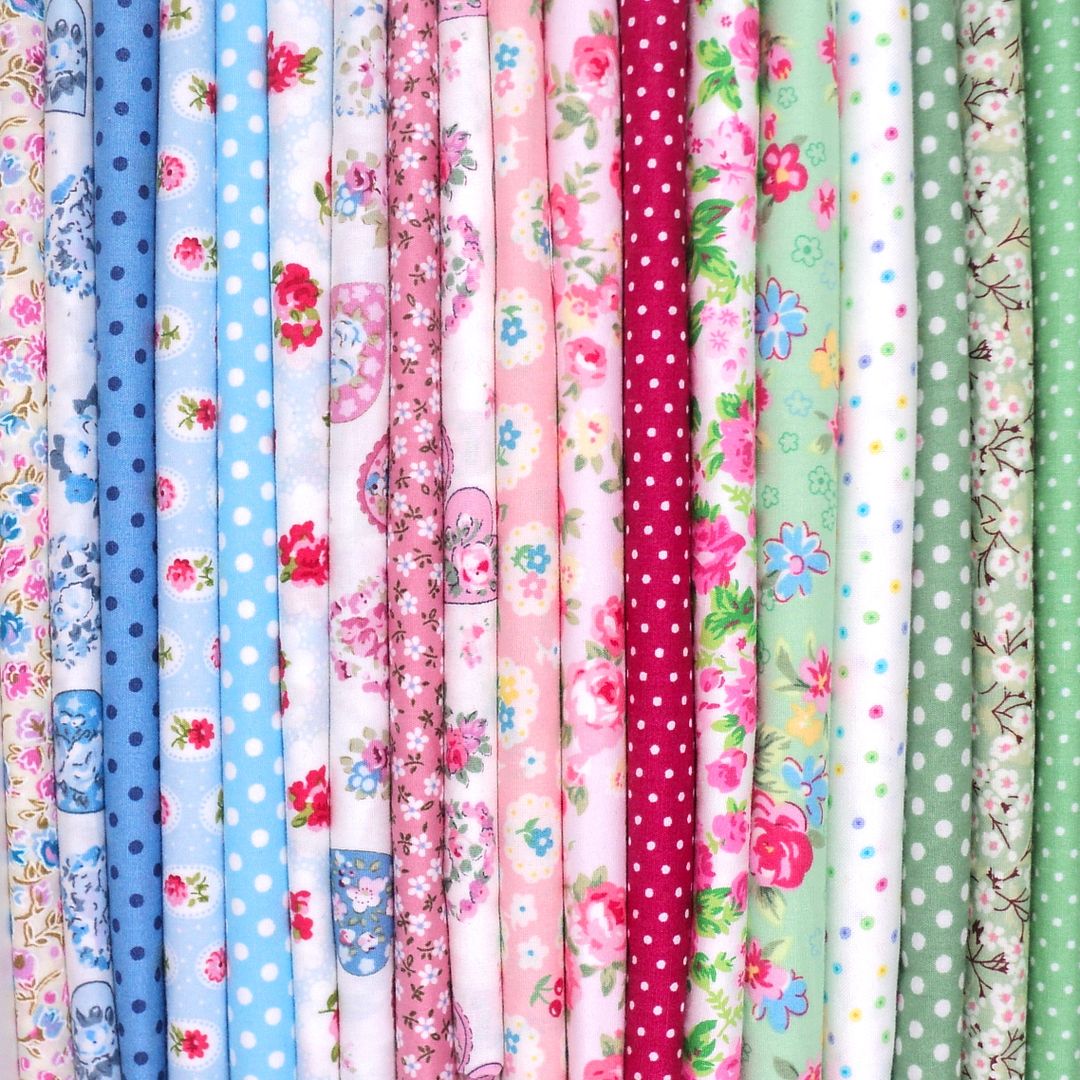 BIG BUNDLE NEW 100 COTTON FLORAL FABRIC MATERIAL REMNANTS OFFCUTS ± eBay